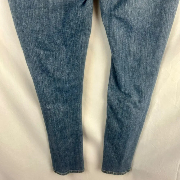 Levi's Y2K 524 Too Superlow Jeans Juniors 11 Blue Skinny Distressed Low Rise - Picture 7 of 9